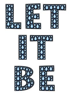 let it be